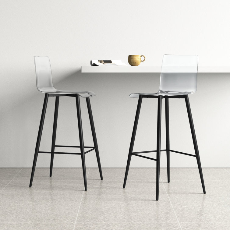 Clear acrylic bar stools ikea hot sale